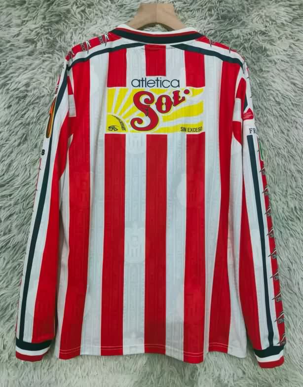 AAA(Thailand) Guadalajara 1997/98 Home Long Sleeve Retro Soccer Jersey