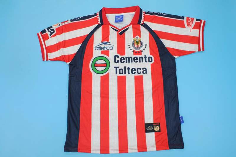 AAA(Thailand) Guadalajara 1999/00 Home Retro Soccer Jersey