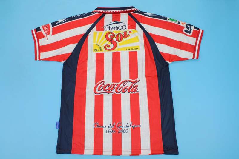 AAA(Thailand) Guadalajara 1999/00 Home Retro Soccer Jersey