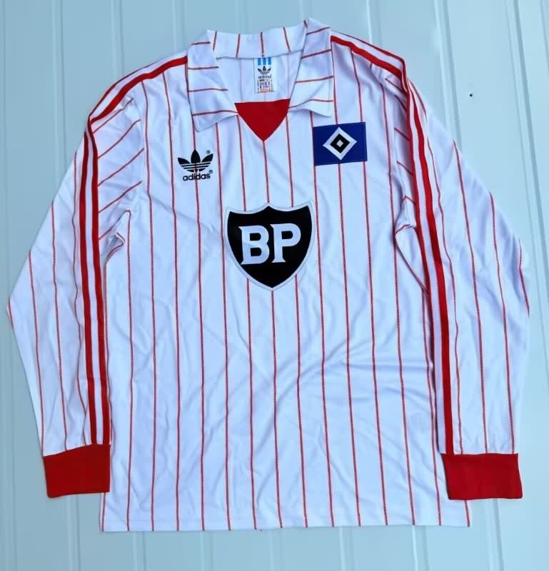 AAA(Thailand) Hamburger SV 1982/83 Home Retro Long Sleeve Soccer Jersey