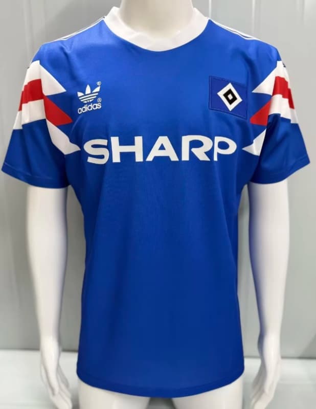 AAA(Thailand) Hamburger SV 1990/91 Away Retro Soccer Jersey AAA(Thailand) Hamburger SV 1990/91 Away Retro Soccer Jersey