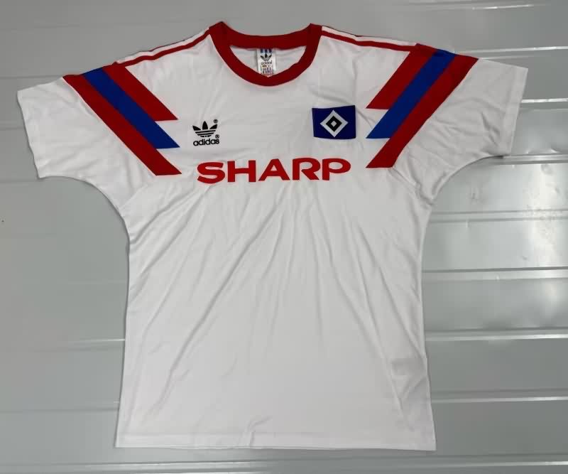 AAA(Thailand) Hamburger SV 1990/91 Home Retro Soccer Jersey