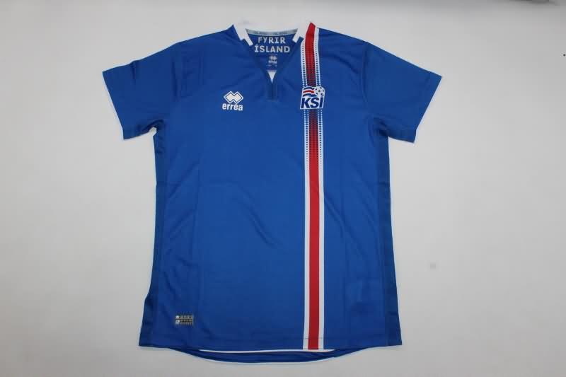 AAA(Thailand) Iceland 2016 Home Retro Soccer Jersey