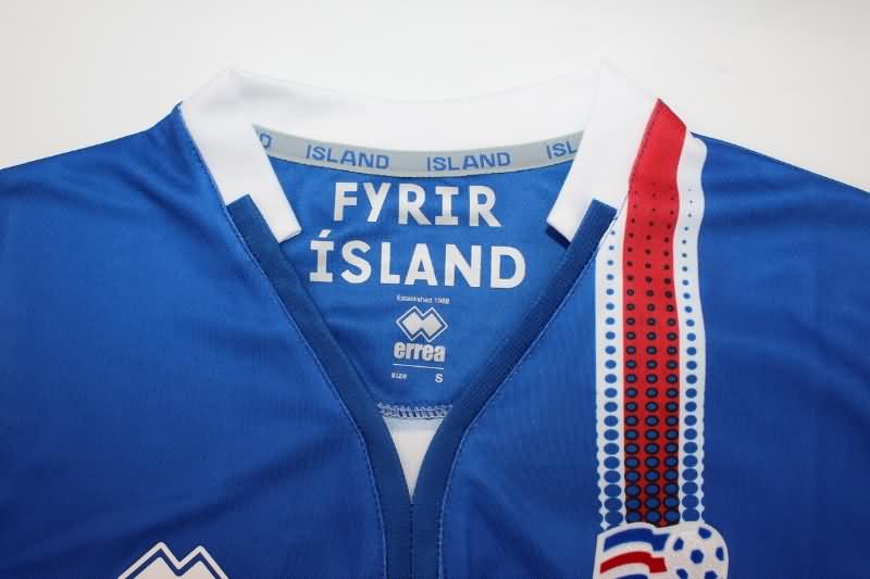 AAA(Thailand) Iceland 2016 Home Retro Soccer Jersey