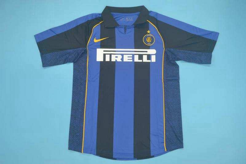 AAA(Thailand) Inter Milan 2001/02 Home Soccer Jersey