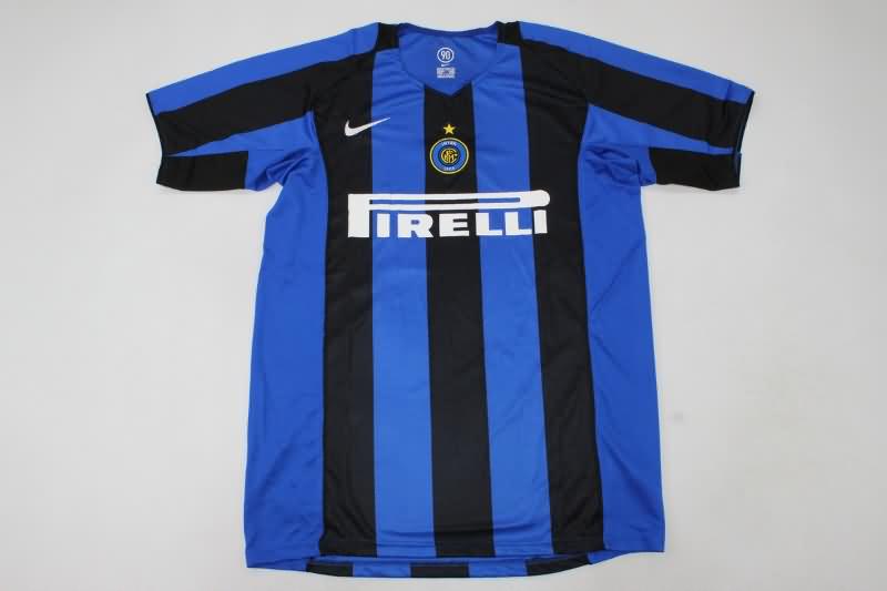 AAA(Thailand) Inter Milan 2004/05 Home Retro Soccer Jersey