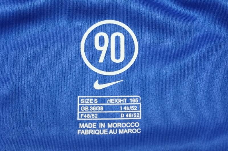AAA(Thailand) Inter Milan 2004/05 Home Retro Long Sleeve Soccer Jersey
