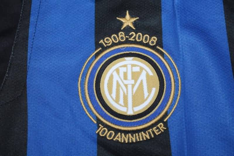 AAA(Thailand) Inter Milan 2007/08 Home Retro Soccer Jersey