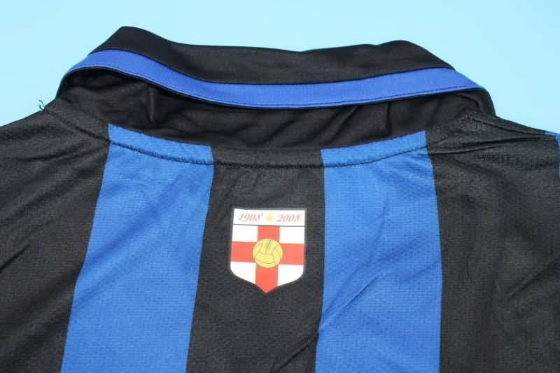 AAA(Thailand) Inter Milan 2007/08 Home Retro Soccer Jersey