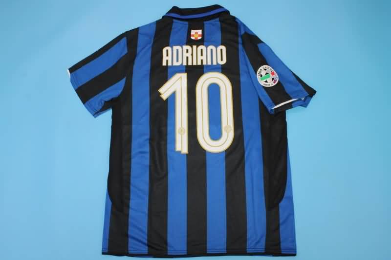 AAA(Thailand) Inter Milan 2007/08 Home Retro Soccer Jersey