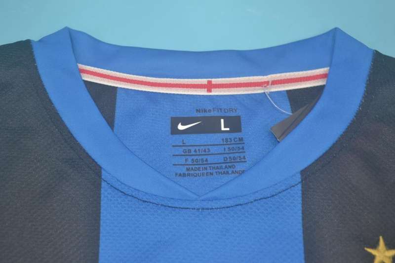 AAA(Thailand) Inter Milan 2008/09 Home Soccer Jersey