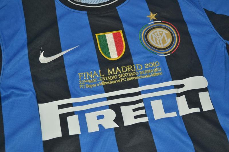 AAA(Thailand) Inter Milan 2009/10 Home UCL Final Soccer Jersey