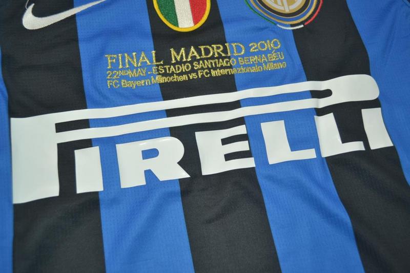 AAA(Thailand) Inter Milan 2009/10 Home UCL Final Soccer Jersey