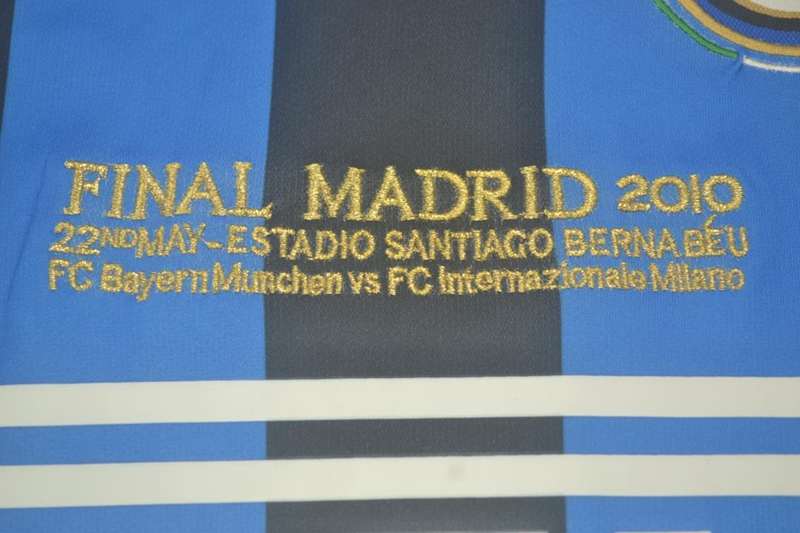 AAA(Thailand) Inter Milan 2009/10 Home UCL Final Jersey(L/S)