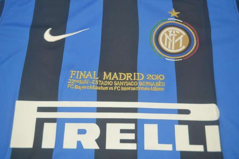 AAA(Thailand) Inter Milan 2009/10 Home UCL Final Jersey(L/S)