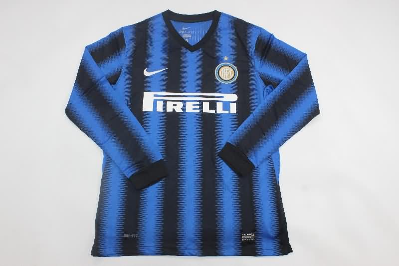 AAA(Thailand) Inter Milan 2010/11 Home Soccer Jersey(L/S)