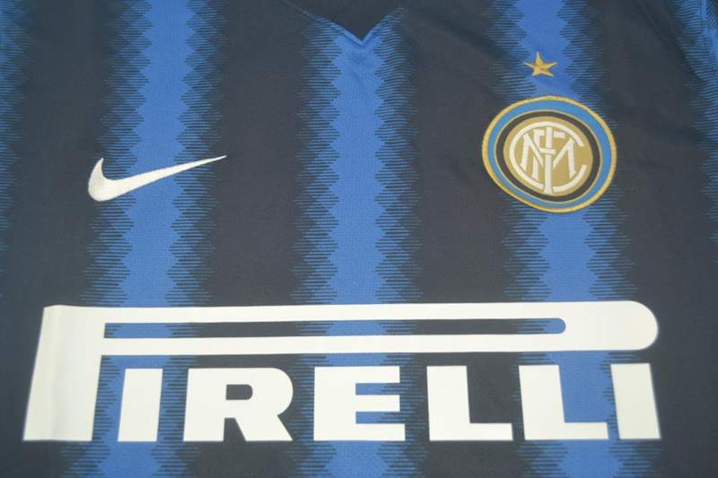 AAA(Thailand) Inter Milan 2010/11 Home Soccer Jersey(L/S)
