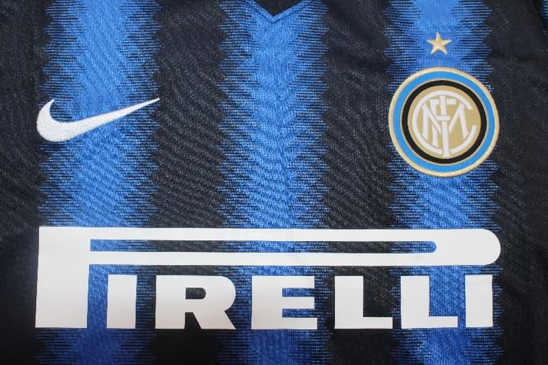 AAA(Thailand) Inter Milan 2010/11 Home Soccer Jersey(L/S)