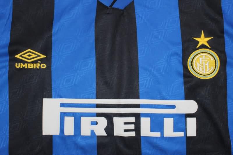 AAA(Thailand) Inter Milan 1995/96 Home Soccer Jersey