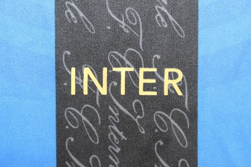 AAA(Thailand) Inter Milan 1996/97 Home Long Sleeve Retro Soccer Jersey