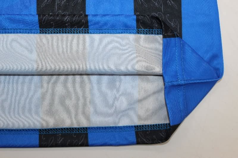 AAA(Thailand) Inter Milan 1996/97 Home Long Sleeve Retro Soccer Jersey