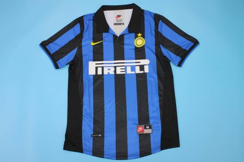 AAA(Thailand) Inter Milan 1998/99 Home Soccer Jersey