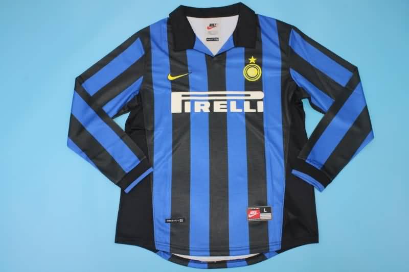 AAA(Thailand) Inter Milan 1998/99 Home Soccer Jersey(L/S)