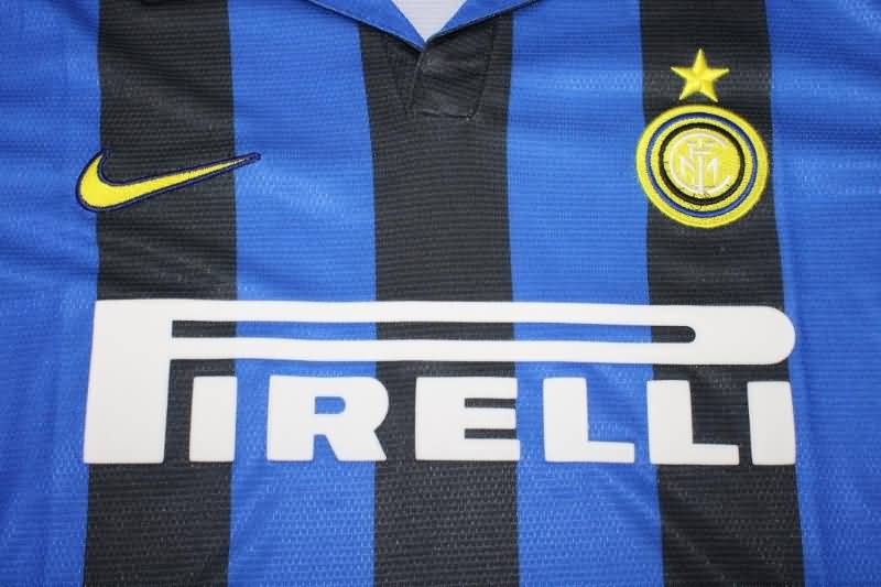 AAA(Thailand) Inter Milan 1998/99 Home Soccer Jersey(L/S)
