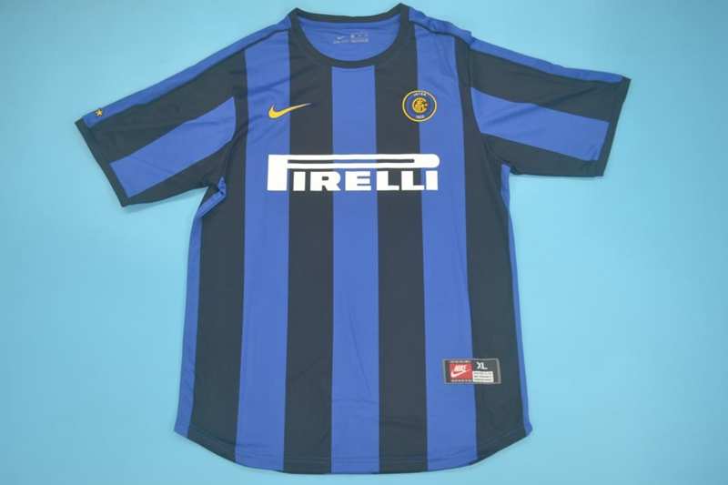 AAA(Thailand) Inter Milan 1999/00 Home Soccer Jersey