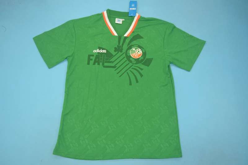 AAA(Thailand) Ireland 1994 Home Retro Soccer Jersey