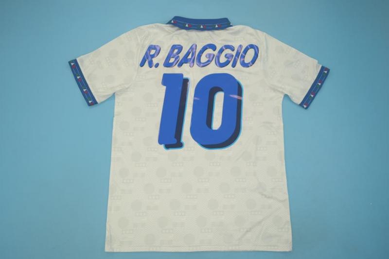 AAA(Thailand) Italy 1994 Away Retro soccer Jersey