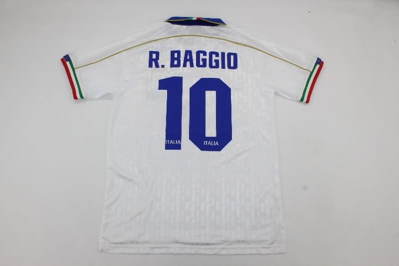 AAA(Thailand) Italy 1995 Away Retro Soccer Jersey