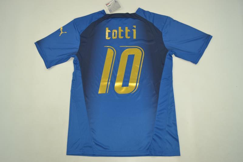 AAA(Thailand) Italy 2006 Home Retro soccer Jersey