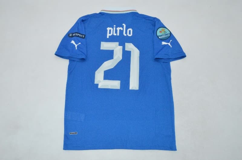 AAA(Thailand) Italy 2012 Home Retro Soccer Jersey