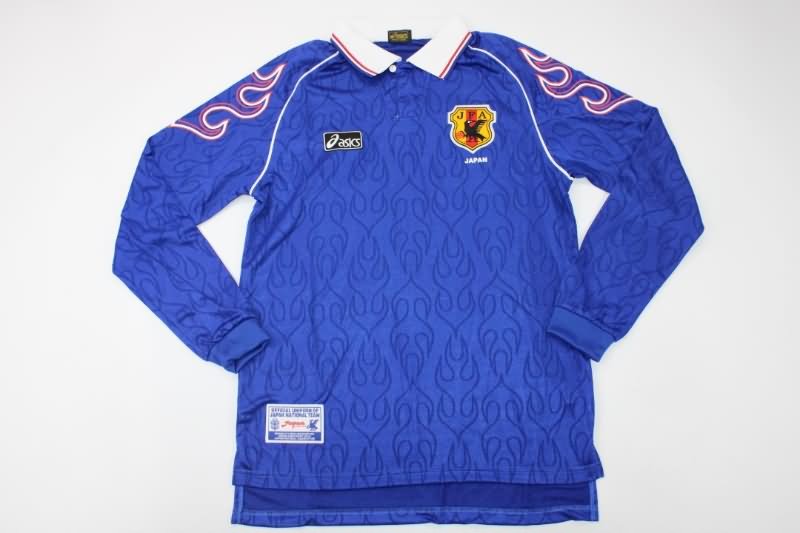 AAA(Thailand) Japan 1998 Home Retro Soccer Jersey(L/S)