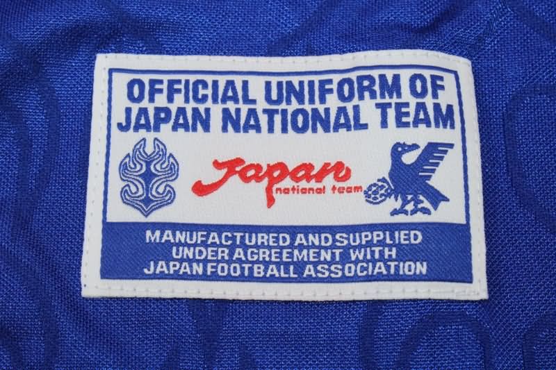 AAA(Thailand) Japan 1998 Home Retro Soccer Jersey(L/S)