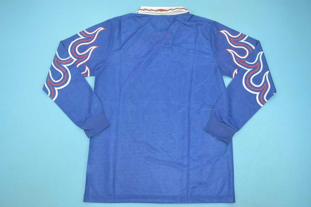 AAA(Thailand) Japan 1998 Home Retro Soccer Jersey(L/S)