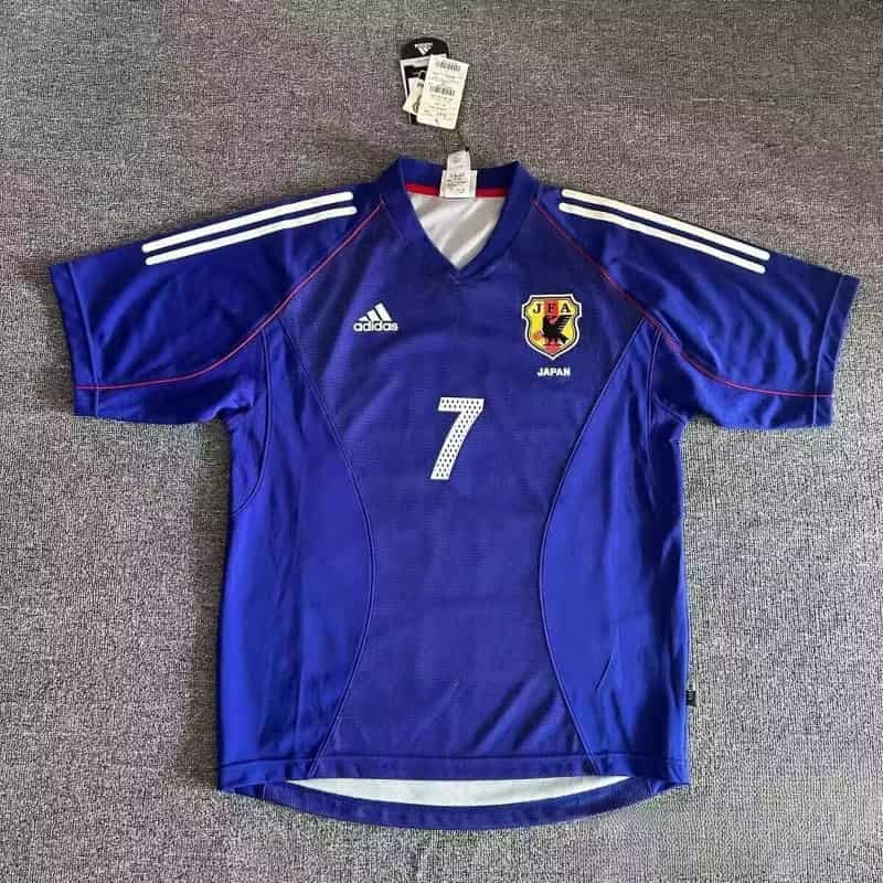 AAA(Thailand) Japan 2002 Home Retro Soccer Jersey AAA(Thailand) Japan 2002 Home Retro Soccer Jersey