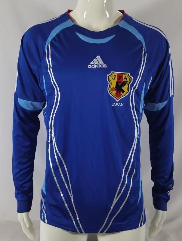 AAA(Thailand) Japan 2006 Home Long Sleeve Retro Soccer Jersey