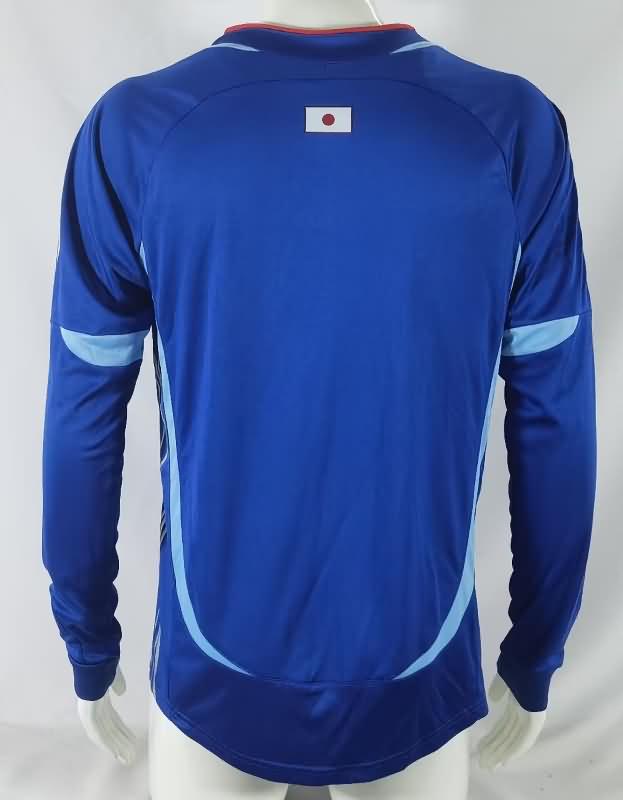 AAA(Thailand) Japan 2006 Home Long Sleeve Retro Soccer Jersey