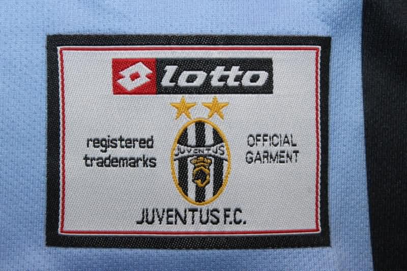 AAA(Thailand) Juventus 2002/03 Goalkeeper Blue Retro Soccer Jersey