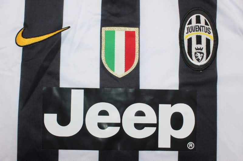 AAA(Thailand) Juventus 2014/15 Home Long Sleeve Retro Soccer Jersey