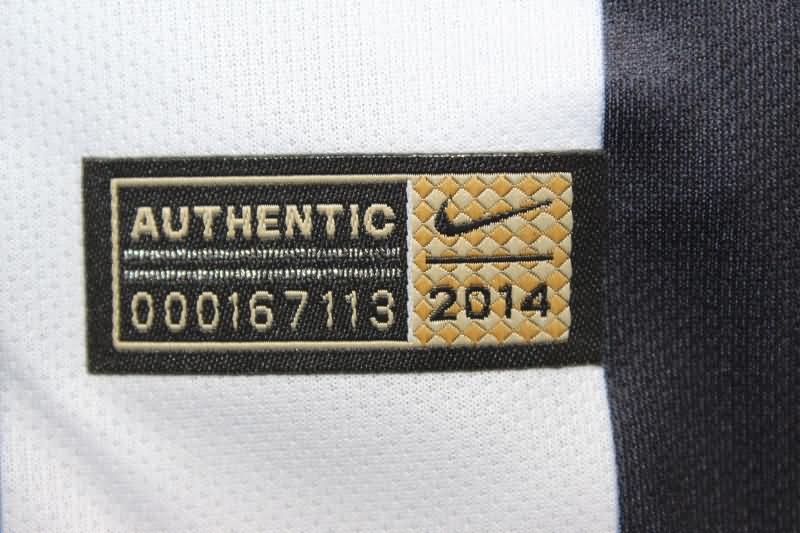 AAA(Thailand) Juventus 2014/15 Home Long Sleeve Retro Soccer Jersey