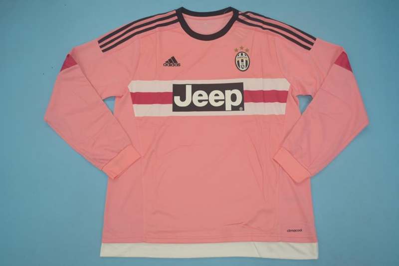 AAA(Thailand) Juventus 2015/16 Away Retro Soccer Jersey(L/S)