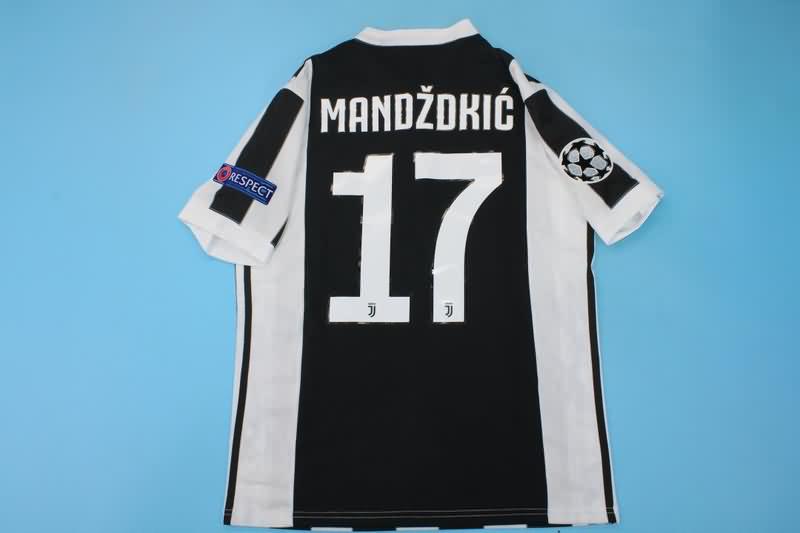 AAA(Thailand) Juventus 2017/18 Home Retro Soccer Jersey