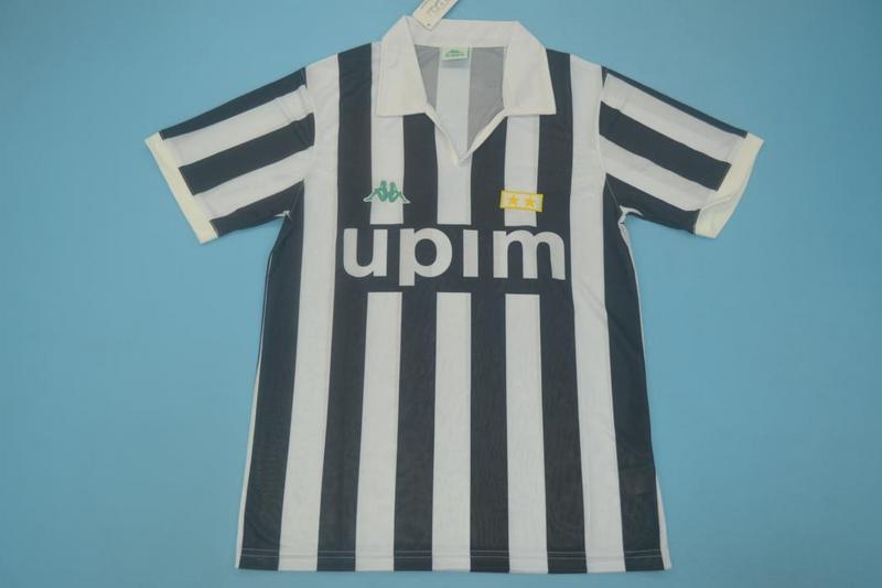 AAA(Thailand) Juventus 1991/92 Home Retro Soccer Jersey