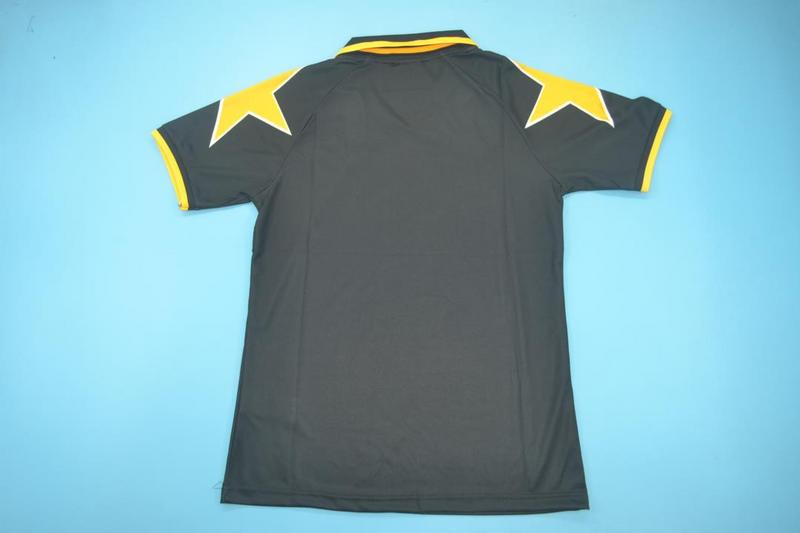 AAA(Thailand) Juventus 1995/96 Black Retro Soccer Jersey