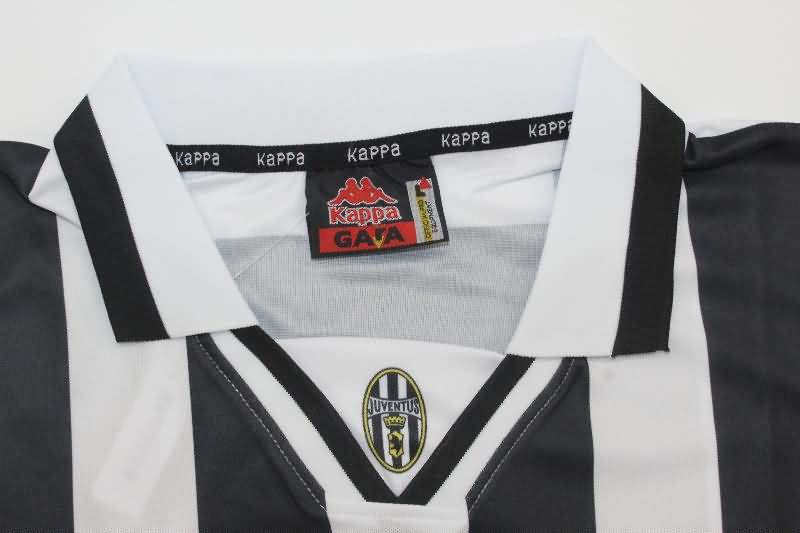 AAA(Thailand) Juventus 1996/97 Home Long Sleeve Retro Soccer Jersey