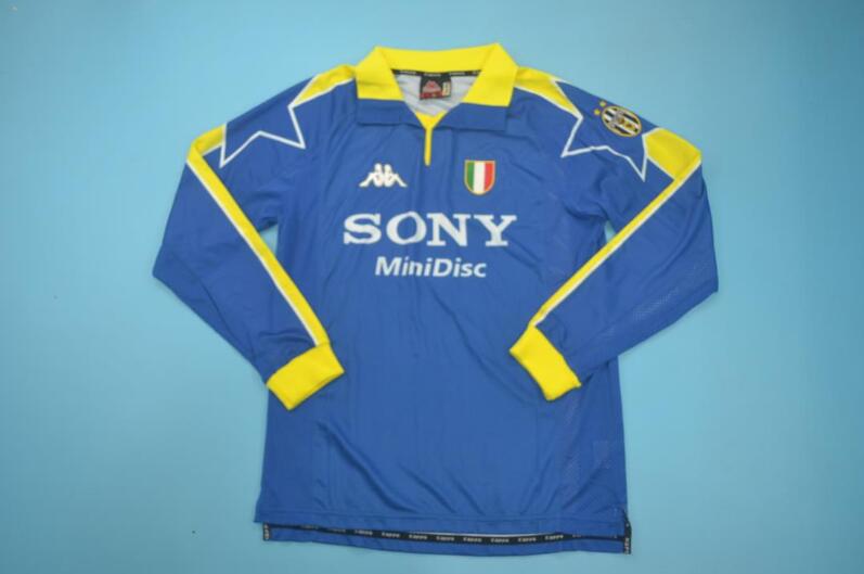 AAA(Thailand) Juventus 1997/98 Third Retro Soccer Jersey(L/S)