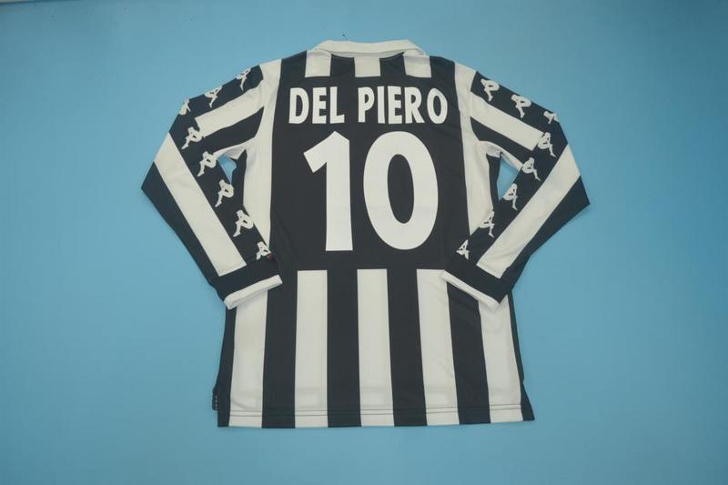 AAA(Thailand) Juventus 1999/00 Home Retro Soccer Jersey(L/S)